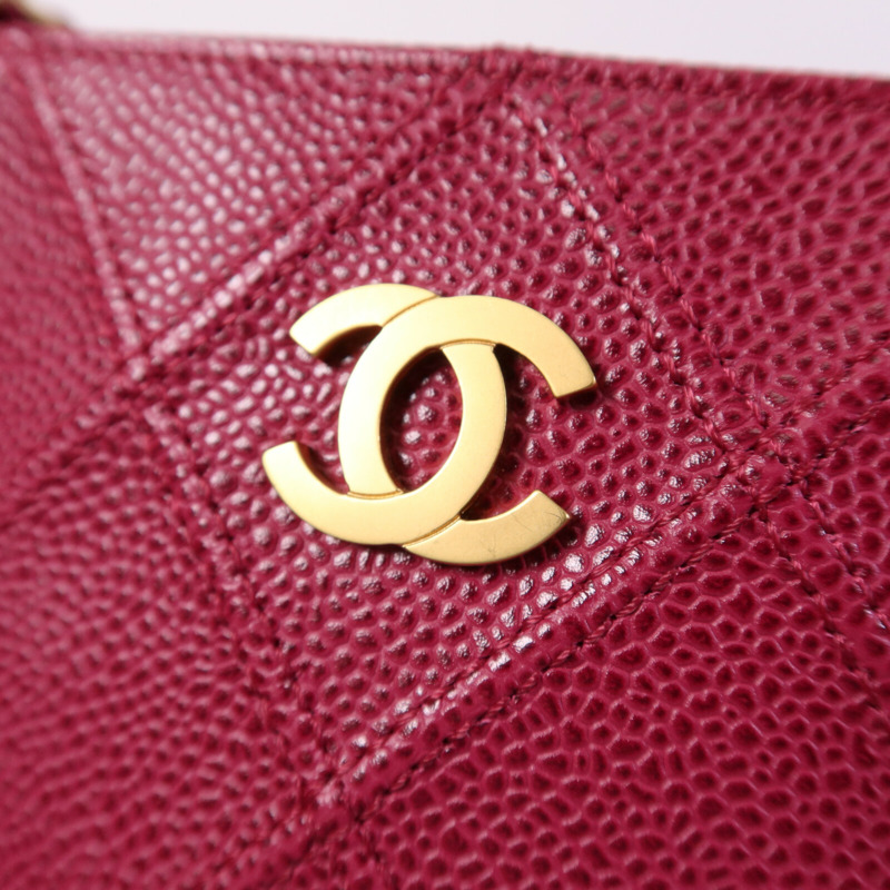 CHANEL 牛皮皮革Bicolore Chain Tote金扣手挽袋-9