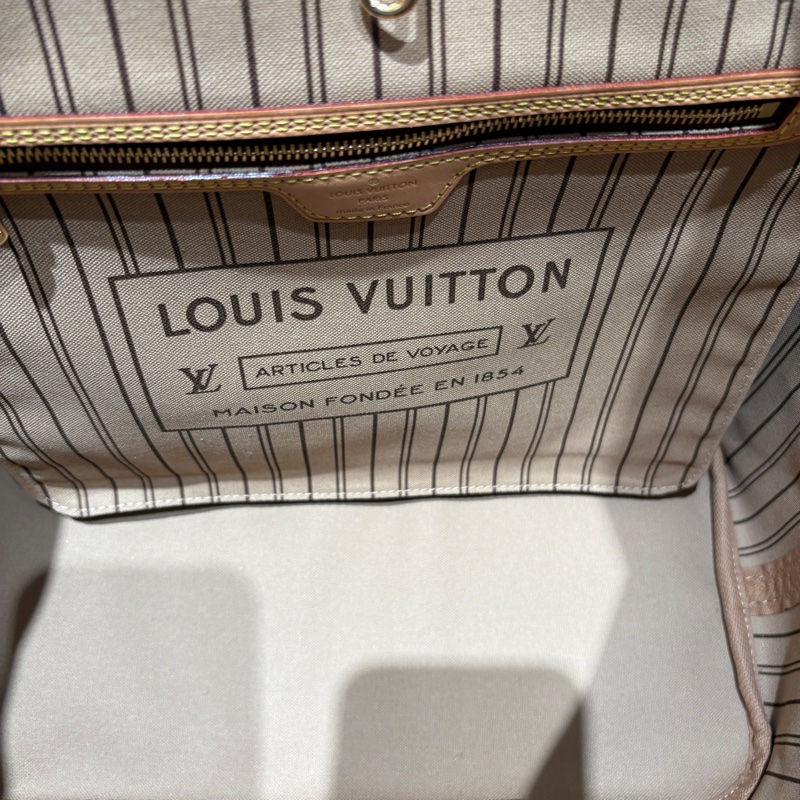 【現貨|不敗經典】Louis Vuitton Neverfull MM 子母托特包|老花 Monogram × 中號尺寸|輕便實用大容量|LV 經典通勤包款-3