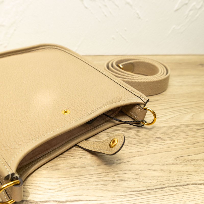 HERMES HERMESMINIEVELYNUSTAMP風衣灰肩背包-2