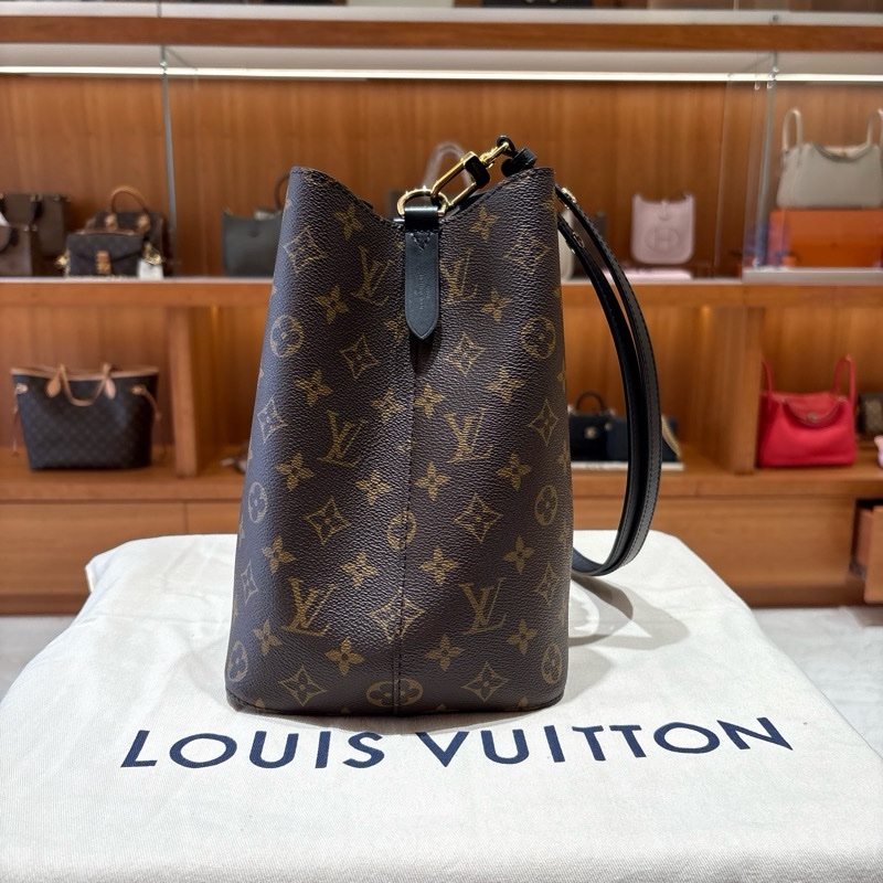 【現貨|人氣王】Louis Vuitton Néonoé MM 水桶包|Monogram 老花 × 皮革束口設計|經典混搭實用首選|通勤出遊兩用包-2