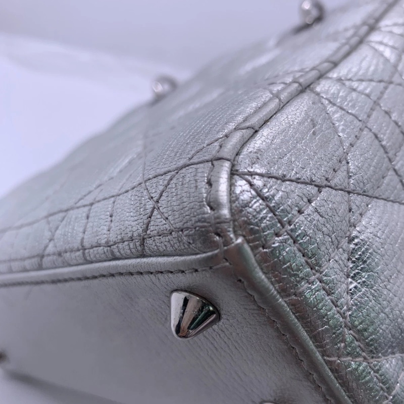 Christian Dior 銀色 Lady Dior My ABC 銀色小號-13