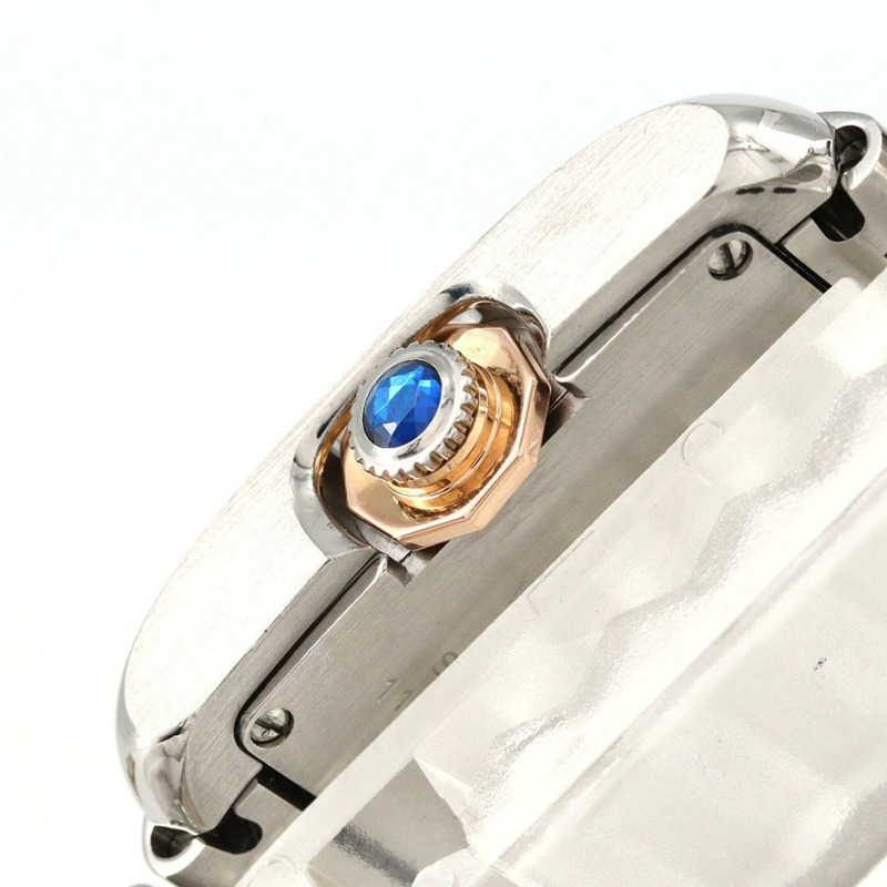 卡地亞 Tank Anglaise SM PG 雙色腕錶 W5310036 SSxPG 石英錶-3