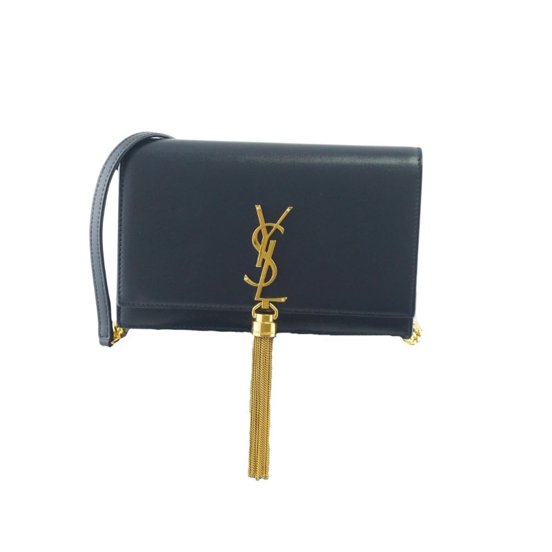 YSL Saint Laurent kate小號流蘇鍊條包 斜背包 手拿包-0