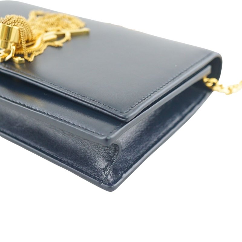 YSL Saint Laurent kate小號流蘇鍊條包 斜背包 手拿包-8