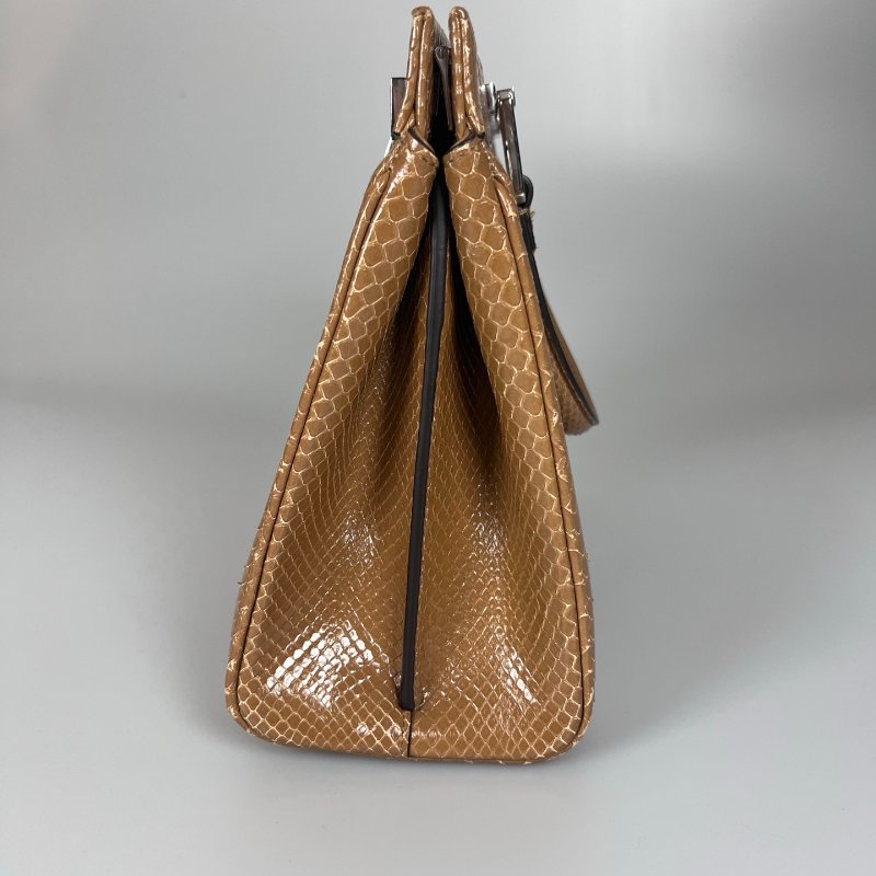 GUCCI ZUMI棕色蟒蛇皮兩用包-2