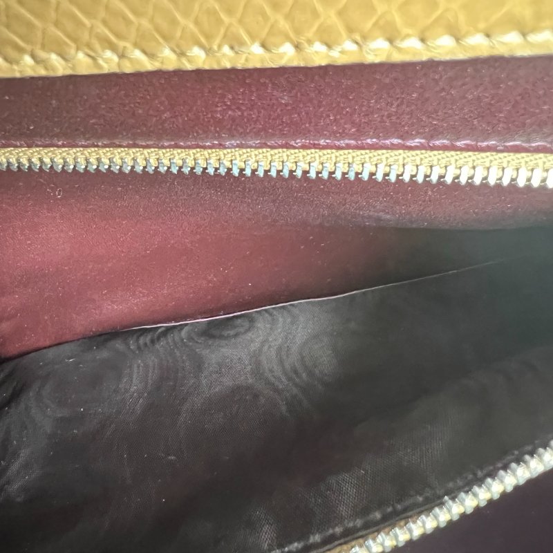 GUCCI ZUMI棕色蟒蛇皮兩用包-6