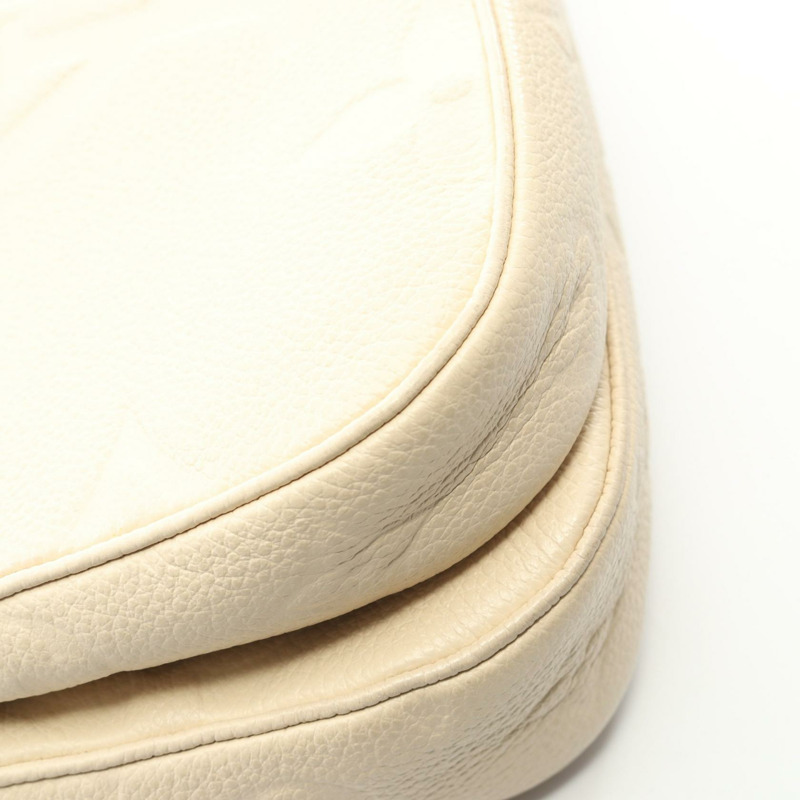 路易威登 Multi Pochette Accessoires 單肩包 M46568 皮革 米色 二手 女士-4