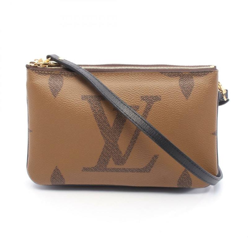 路易威登 Pochette 雙拉鍊肩背包 M69203 Monogram Giant Reverse LV-0