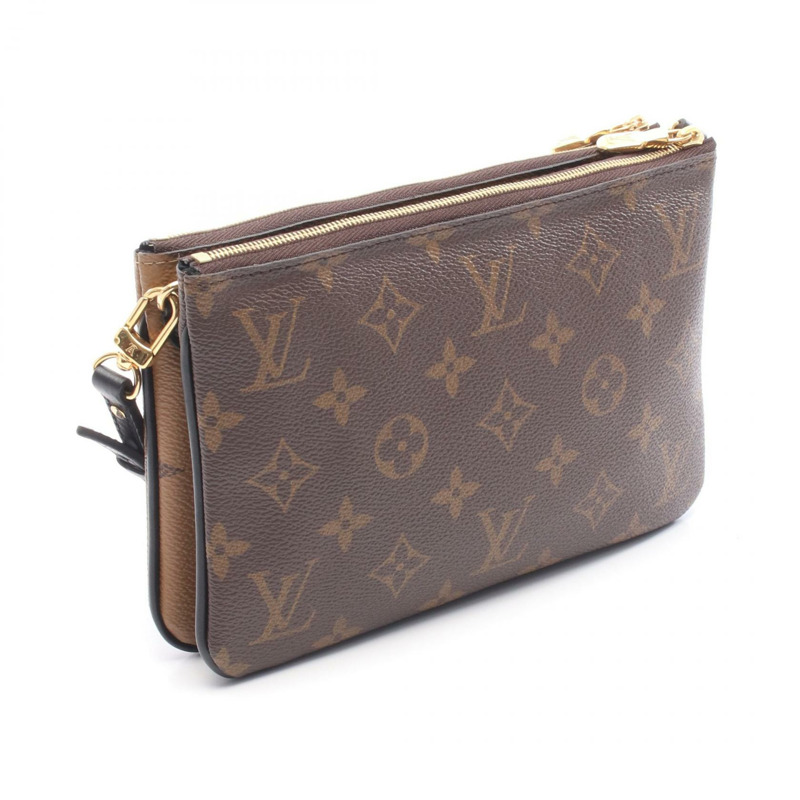 路易威登 Pochette 雙拉鍊肩背包 M69203 Monogram Giant Reverse LV-1