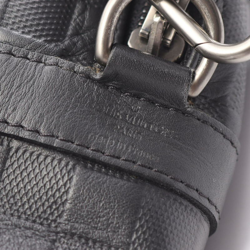 路易威登 PDV GM 公事包 N41147 Damier Infini 皮革黑縟瑪瑙二手男式-3