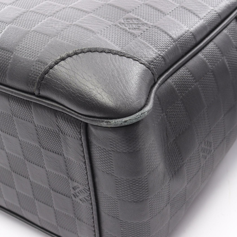 路易威登 PDV GM 公事包 N41147 Damier Infini 皮革黑縟瑪瑙二手男式-5