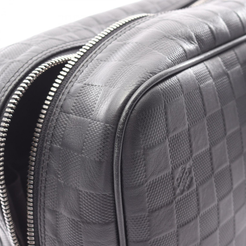 路易威登 PDV GM 公事包 N41147 Damier Infini 皮革黑縟瑪瑙二手男式-9