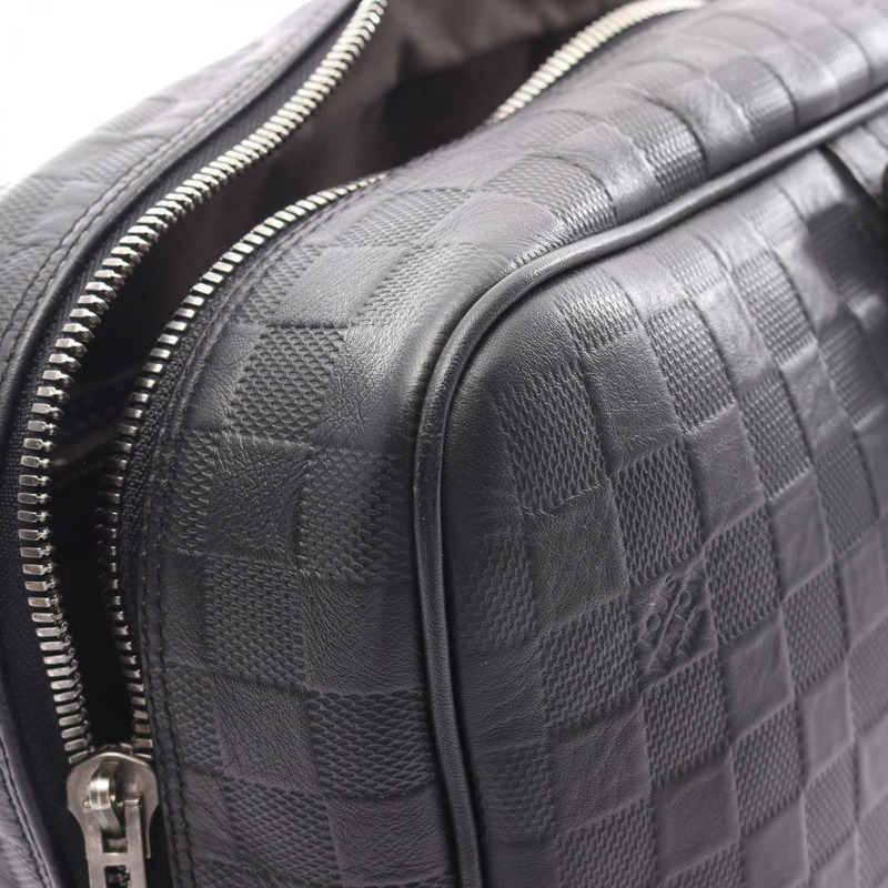 路易威登 PDV GM 公事包 N41147 Damier Infini 皮革黑縟瑪瑙二手男式-12