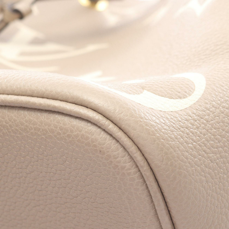 路易威登 Neo Noe MM 雙色肩背包 M45555 Monogram Empreinte 米色 LV-4