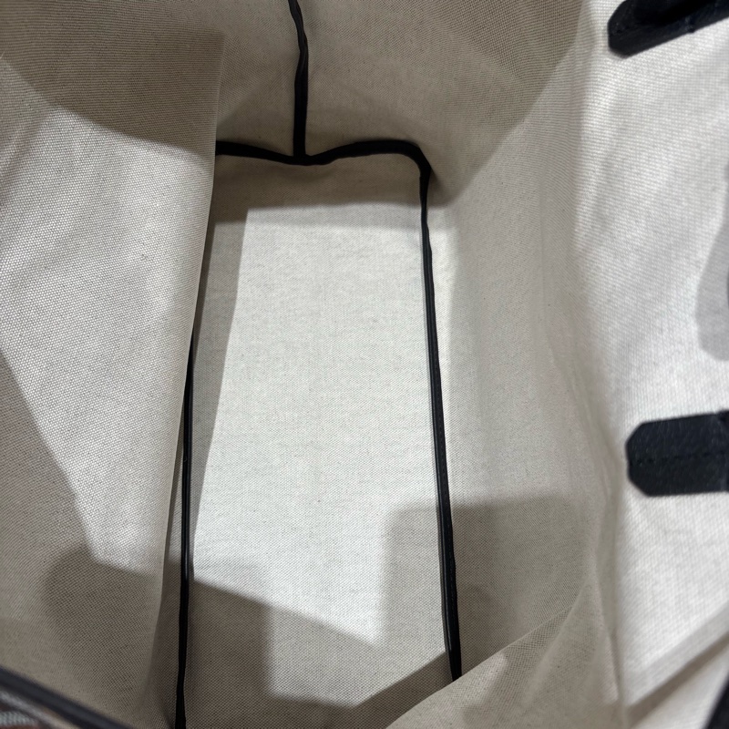 【現貨｜法式人氣款】Goyard Saint Louis PM｜黑色經典帆布 × 真皮提把｜超能裝子母購物包｜全新品-8