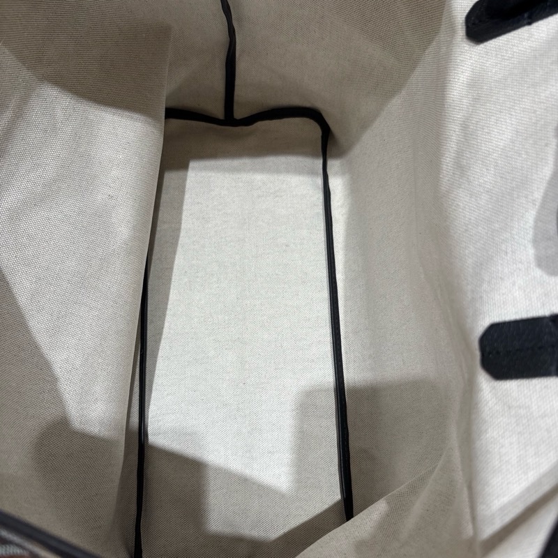 【現貨｜法式人氣款】Goyard Saint Louis PM｜黑色經典帆布 × 真皮提把｜超能裝子母購物包｜全新品-4