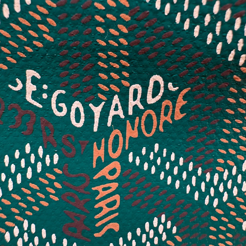 【現貨|氣質綠限定】Goyard Saint Louis PM 綠色托特包|超輕盈帆布設計 × 真皮提把|附原廠子包&購證|時尚力MAX!-12