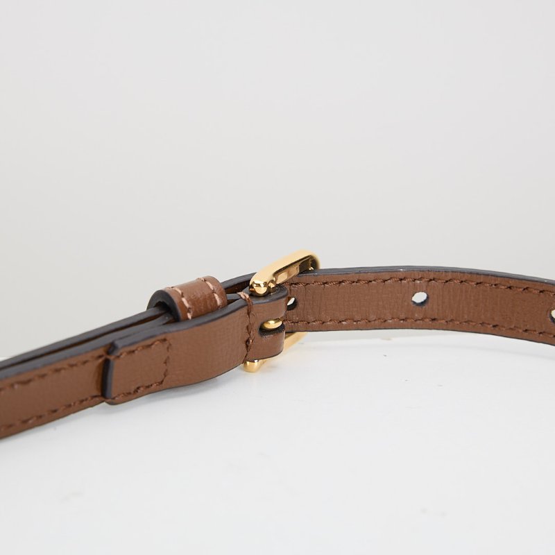 二手Gucci 1955橫版手機包/棕色-12