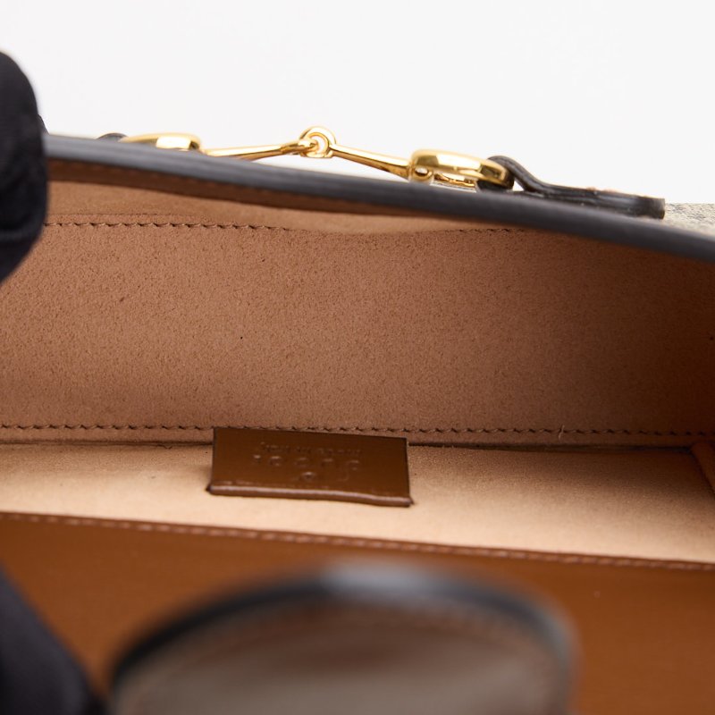 二手Gucci 1955橫版手機包/棕色-14