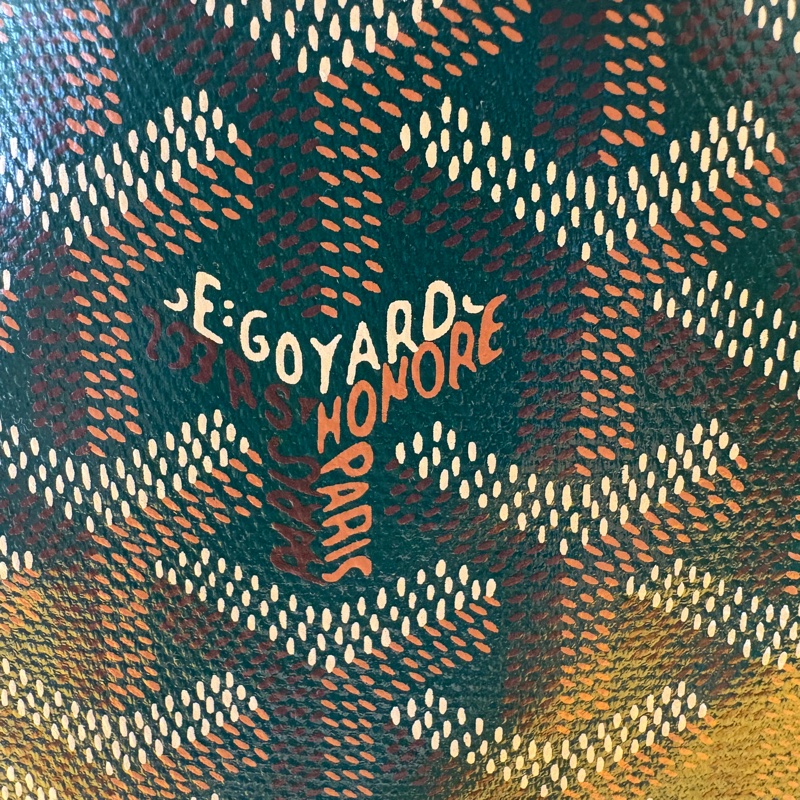 【現貨|稀有款!雙面設計】Goyard Anjou Mini 20 綠色子母包|雙面可翻帆布 × 真皮|輕巧百搭|附同色小包-11