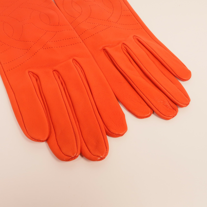HERMES 羊皮皮革Gloves手套-4