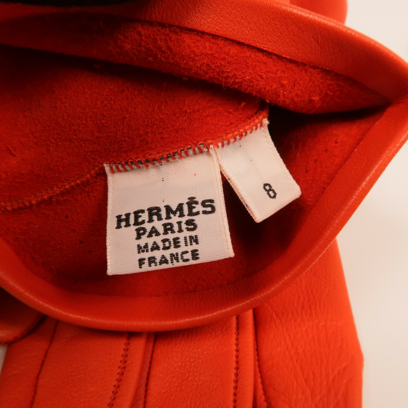 HERMES 羊皮皮革Gloves手套-5