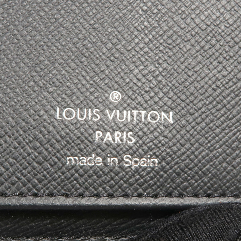 LOUIS VUITTON Monogram Eclipse Zippy Wallet Vertical銀扣長錢包-11