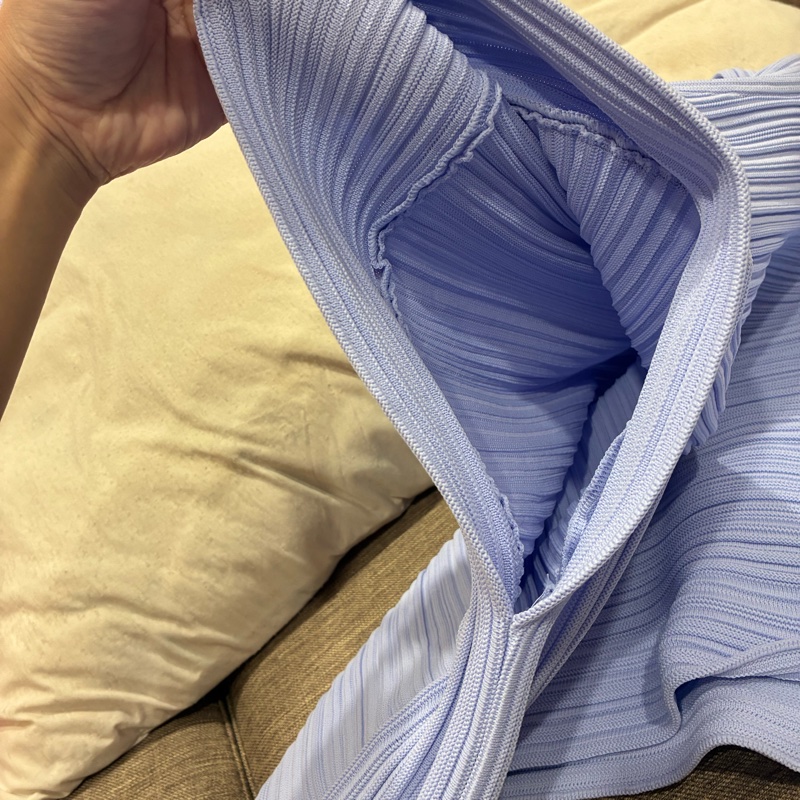 三宅一生pleats please 造型袖 短款 立領包袖上衣 薰衣草紫🇹🇼-4