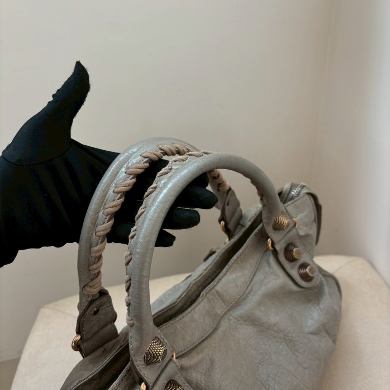 Balenciaga機車包/沙丘色-8