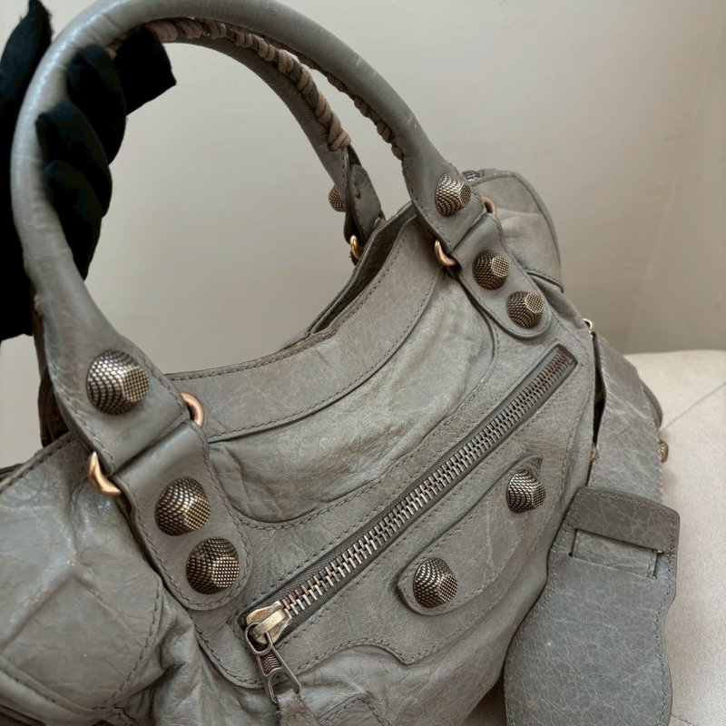 Balenciaga機車包/沙丘色-13