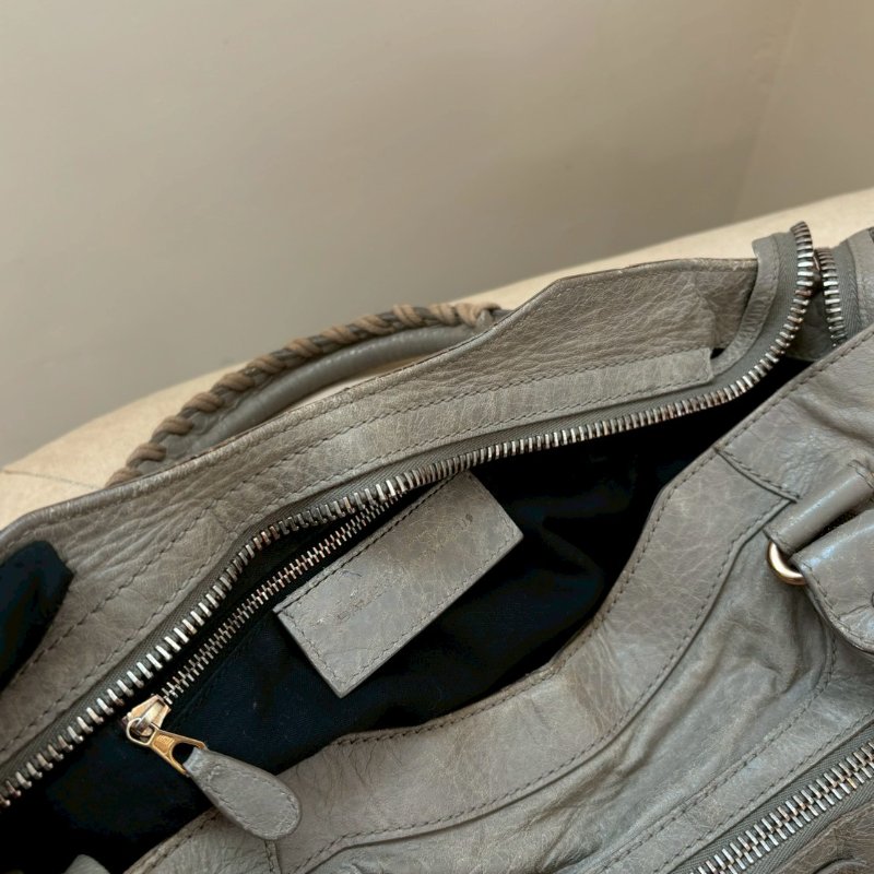 Balenciaga機車包/沙丘色-15