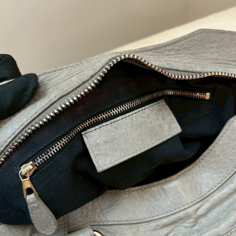 Balenciaga機車包/沙丘色-19