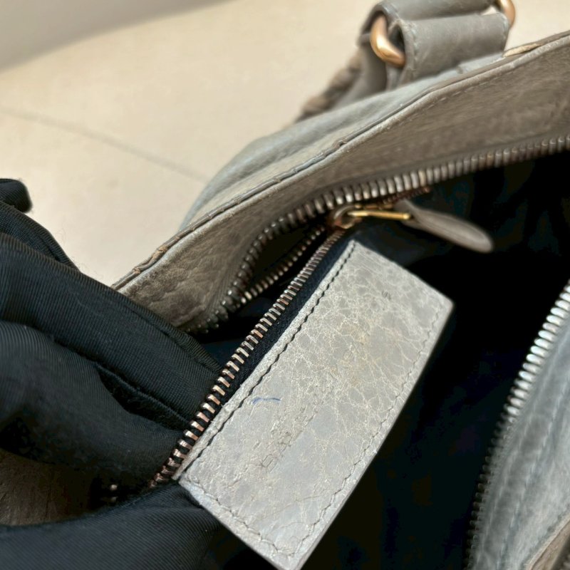 Balenciaga機車包/沙丘色-21