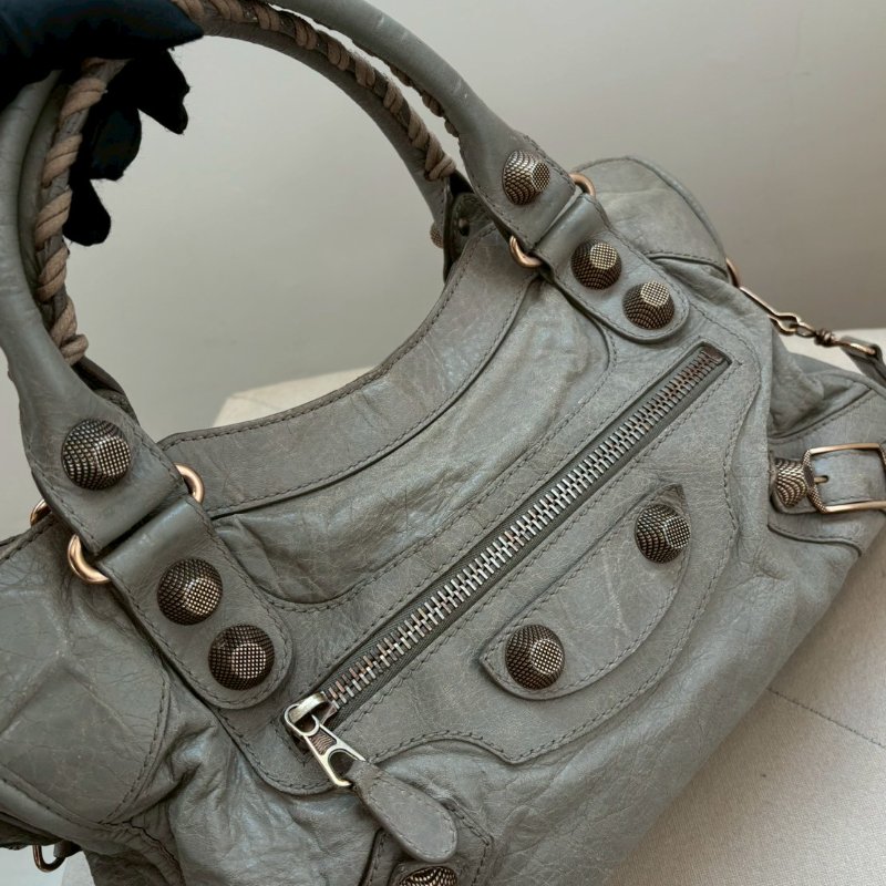 Balenciaga機車包/沙丘色-22