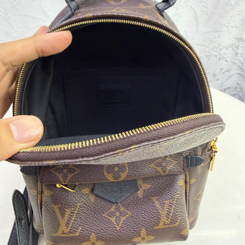 LOUIS VUITTON Monogram Palm Spring Mini金扣背包-10