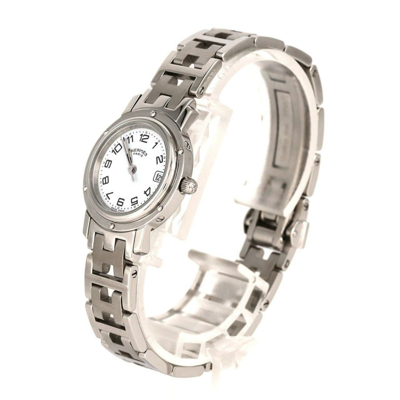 愛馬仕 Clipper CL4.210 不鏽鋼石英錶-1