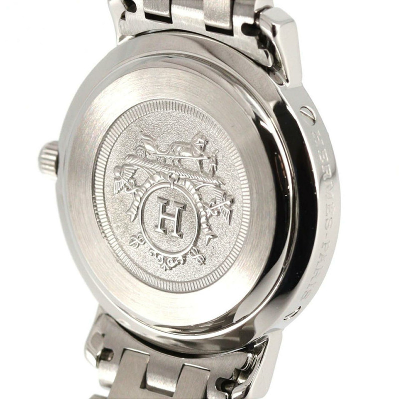 愛馬仕 Clipper CL4.210 不鏽鋼石英錶-5