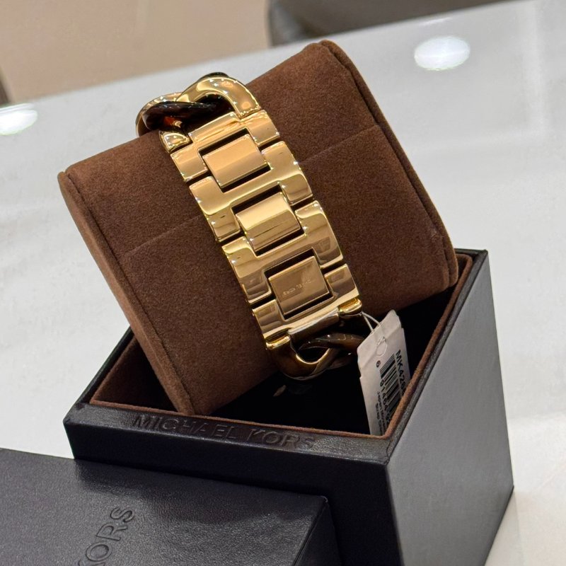 *SHIHNA名牌精品* Michael Kors Runway Twist玳瑁鏈女錶-3