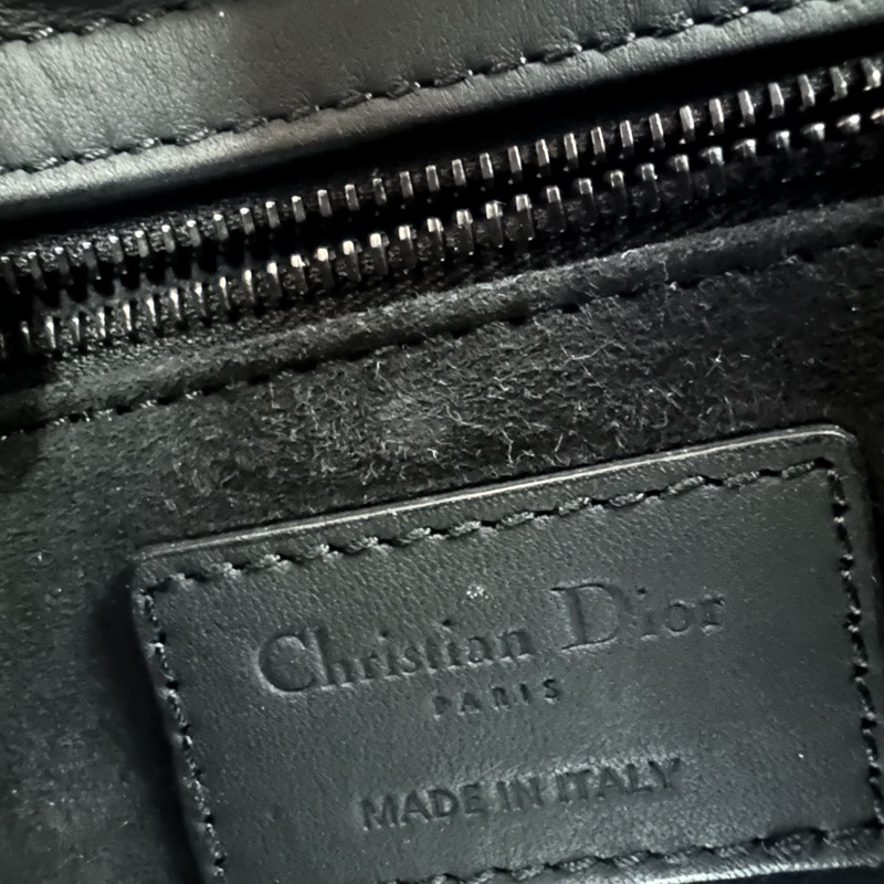 DIOR迪奥 Lady Dior 哑光三格 戴妃包 单肩斜挎手提包-7