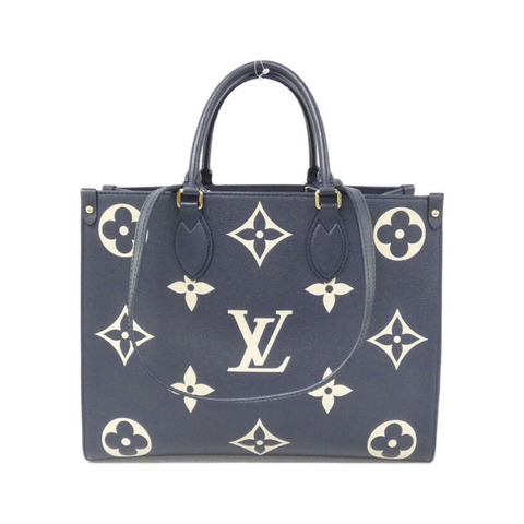 路易威登雙色Monogram Empreinte On-the-Go MM M47084手提包