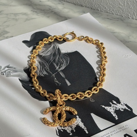 Chanel金色熔岩項鍊  必收藏✨✨