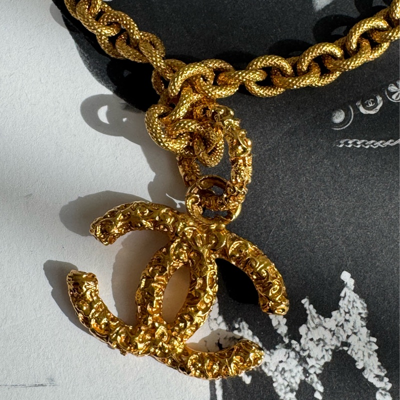 Chanel金色熔岩項鍊  必收藏✨✨-5