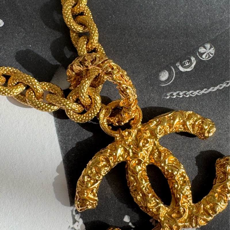 Chanel金色熔岩項鍊  必收藏✨✨-10