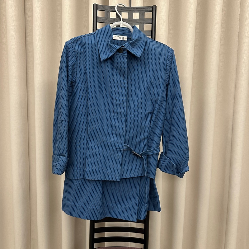 ISSEY MIYAKE ME 日製純棉套裝 (外套+裙子)-2