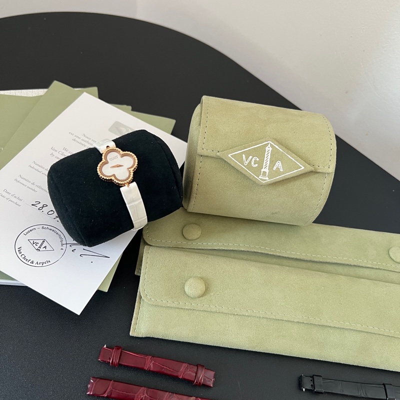 ✨VCA 梵克雅寶 石英機芯 手錶 有保卡替換錶帶 秒殺價🤍-1