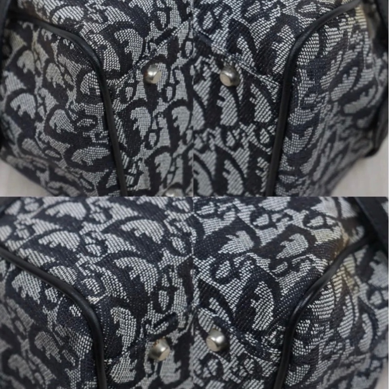 「JL精品代購」9新 Dior老花波士頓手提包-8