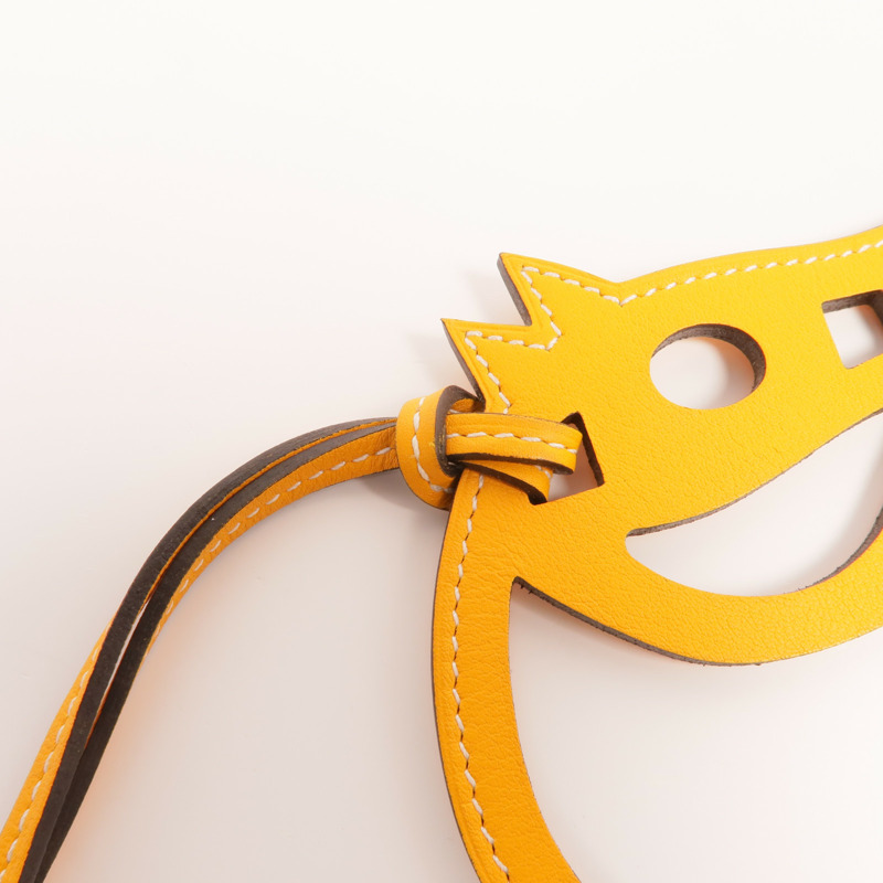 HERMES Swift皮革Paddock Cheval Charm掛飾-3