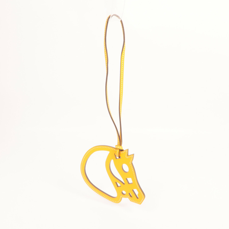 HERMES Swift皮革Paddock Cheval Charm掛飾-5