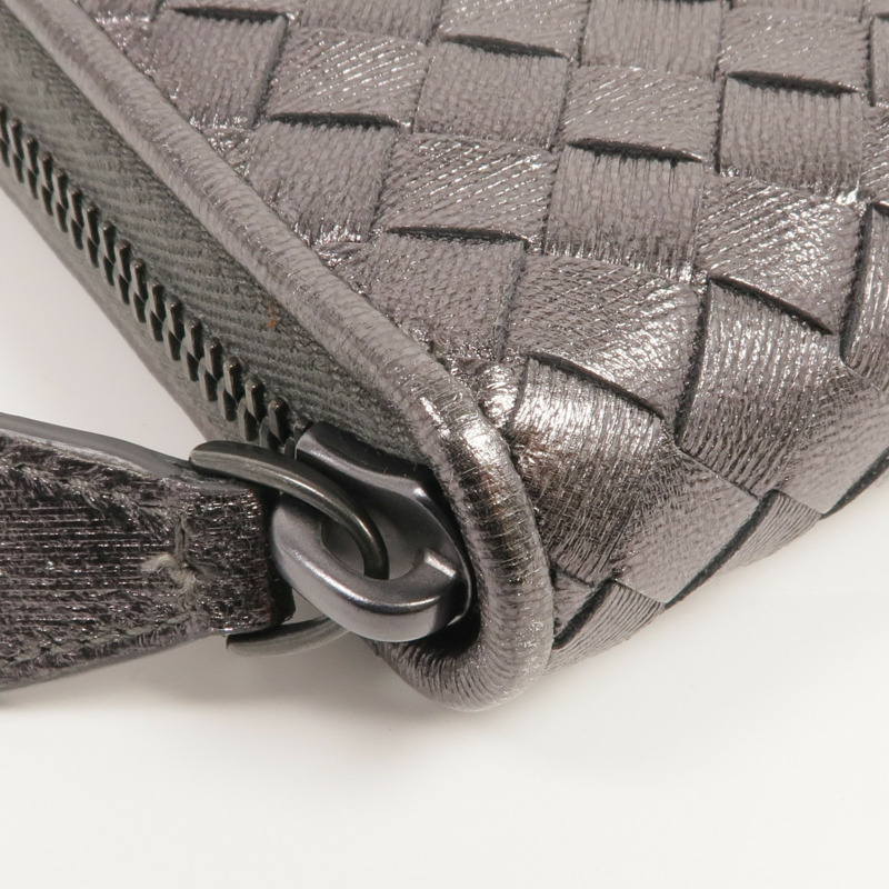 BOTTEGA VENETA 織紋皮革Zipped Long Wallet長錢包-7