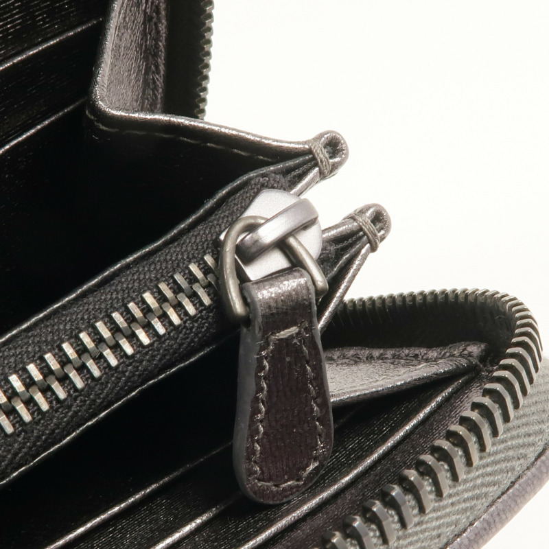 BOTTEGA VENETA 織紋皮革Zipped Long Wallet長錢包-12